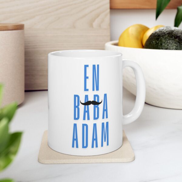 En Baba Adam 2 Babalar Günü - Doğum Günü Hediyesi - Hediye Porselen Kupa Bardak