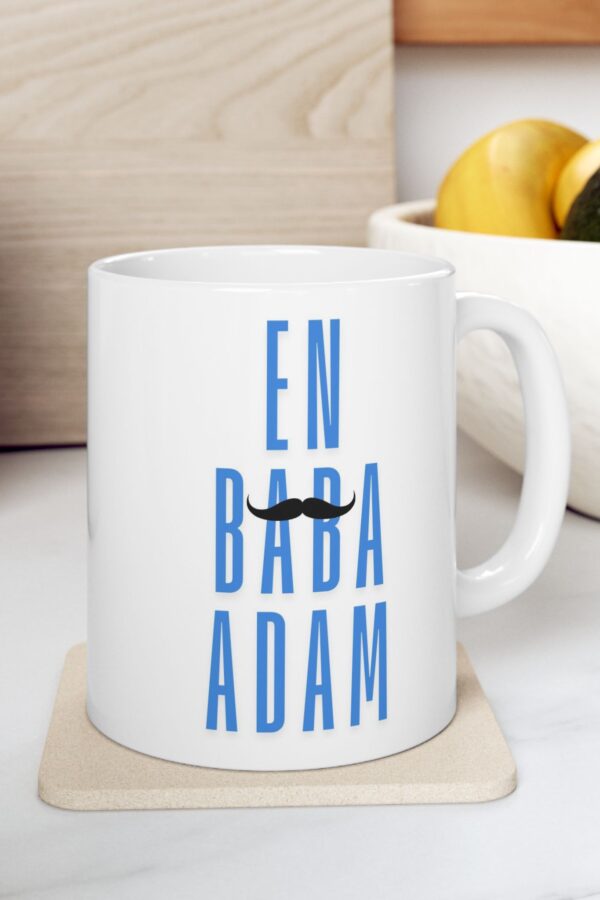 En Baba Adam 2 Babalar Günü – Doğum Günü Hediyesi – Hediye Porselen Kupa Bardak