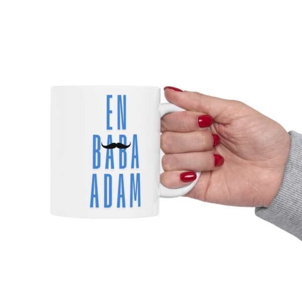 En Baba Adam 2 Babalar Günü - Doğum Günü Hediyesi - Hediye Porselen Kupa Bardak - Görsel 5