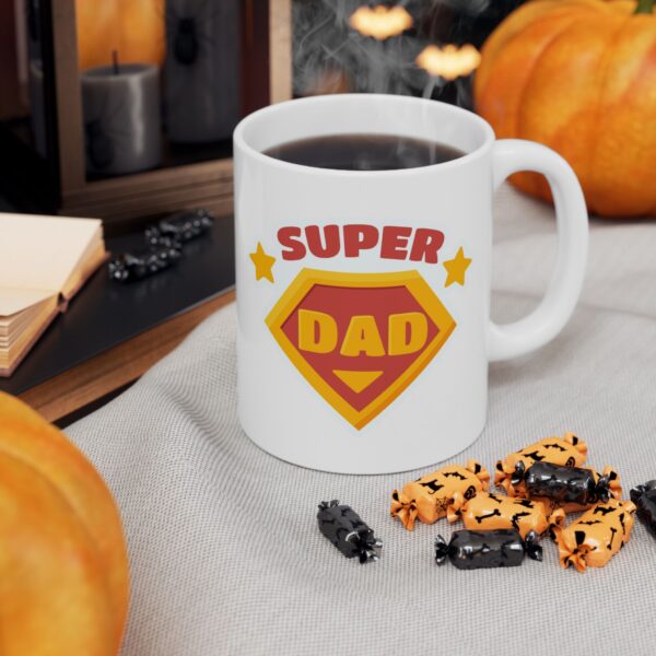 Süper DAD Babalar Günü - Doğum Günü Hediyesi - Hediye Porselen Kupa Bardak - Görsel 4