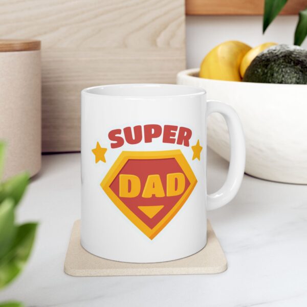 Süper DAD Babalar Günü - Doğum Günü Hediyesi - Hediye Porselen Kupa Bardak